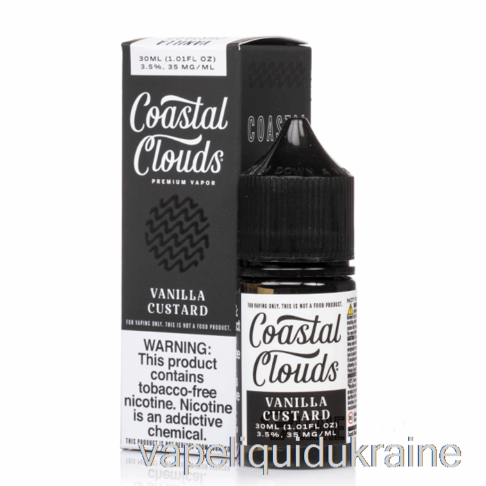 Vape Ukraine Vanilla Custard - Coastal SALTS - 30mL 35mg